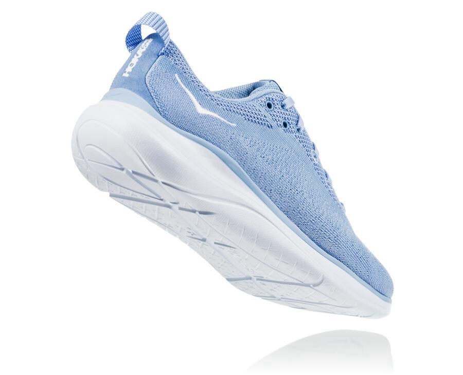 Hoka One One Hardloopschoenen Dames - Hupana Flow - Blauw/Wit - FL9602845